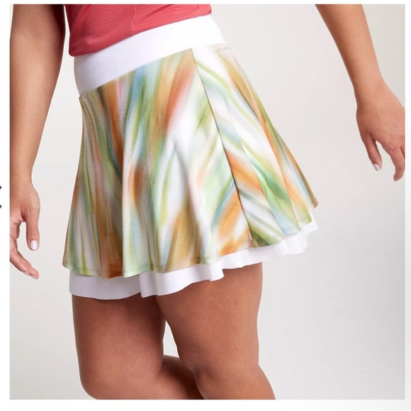 NWT CALIA Women's Double Layer Mesh Golf Skort size Large. 50+ UV protection - Picture 4 of 8